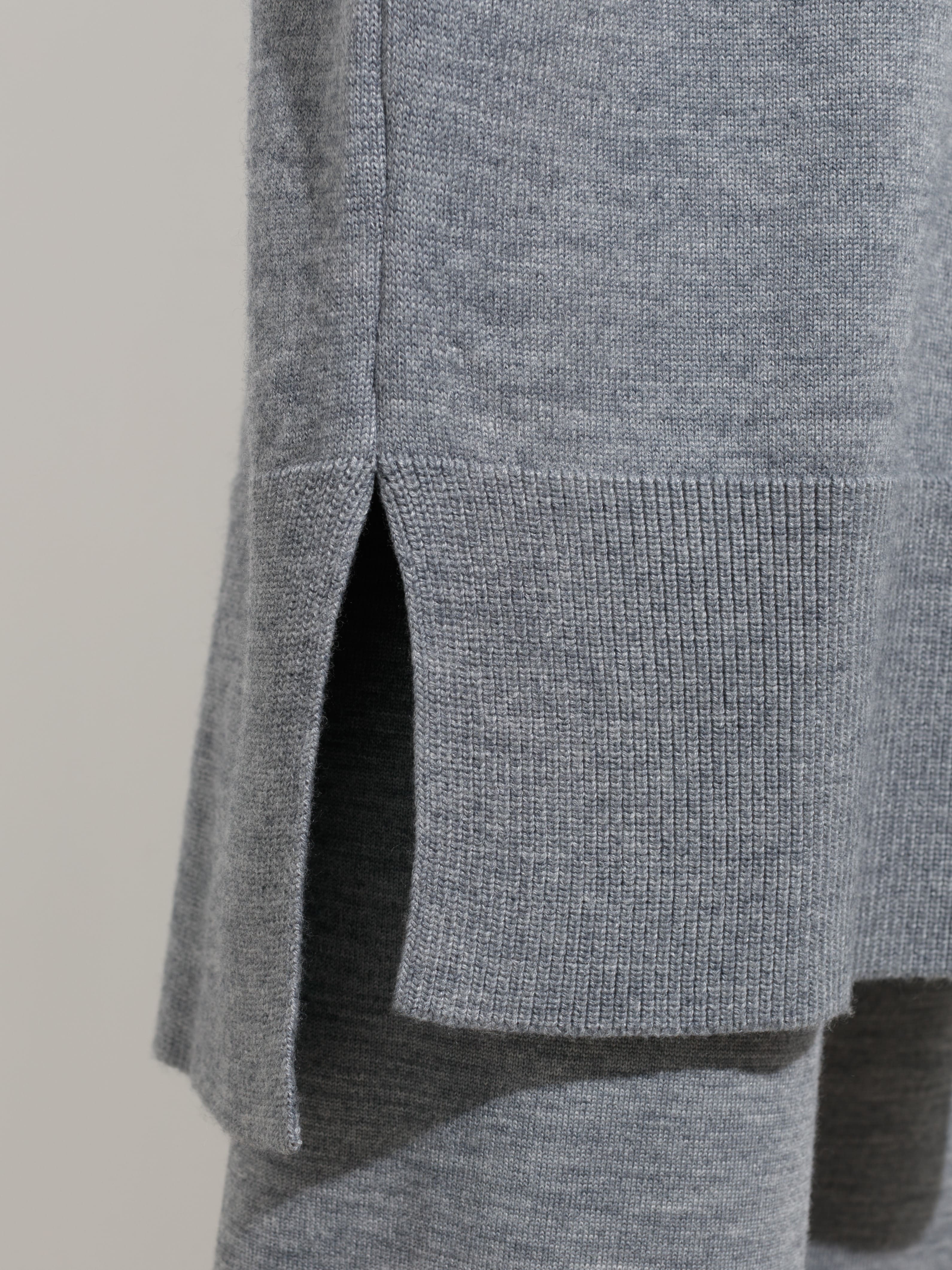 Костюм (джемпер + брюки) трикотажный KJBWV-082 (серый меланж, 48-50/164-170)