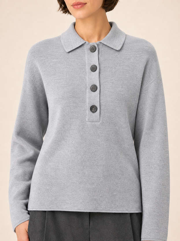 Джемпер трикотажный JpWA-040 (светлый маренго, 44-46)