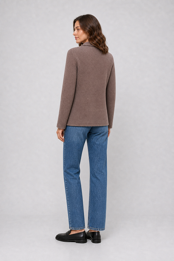 Жакет трикотажный JtC-141 (кофейный, 42)